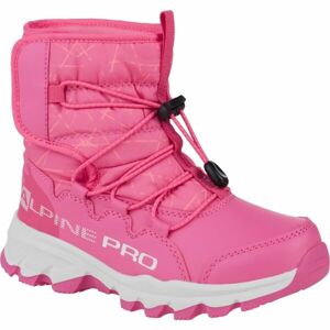 ALPINE PRO ELPOCO Gyerek téli cipő, rózsaszín, méret