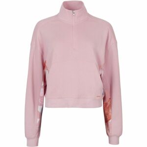 O'Neill GLOBAL AMARYLLIS 1/2 ZIP CREW Női pulóver, rózsaszín, méret