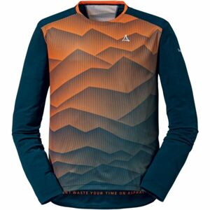 Schöffel LONGSLEEVE ALTITUDE Kerékpáros felső, sötétkék, méret 50