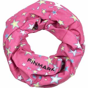 Finmark FS-233 Gyerek multifunkcionális kendő, rózsaszín, méret UNI