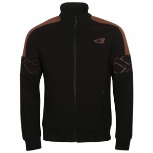 Lotto ATHLETICA CLASSIC VI SWEAT FZ Férfi cipzáras pulóver, fekete, méret S