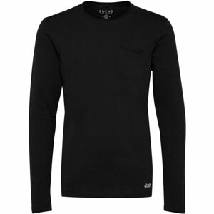 BLEND T-SHIRT L/S Férfi felső, fekete, méret