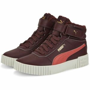 Puma CARINA 2.0 MID WTR JR Lány téli tornacipő, bordó, méret 35.5