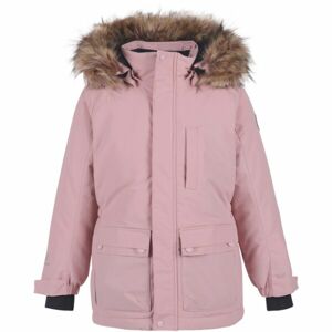 COLOR KIDS PARKA W.FAKE FUR Gyerek kabát, rózsaszín, veľkosť 128
