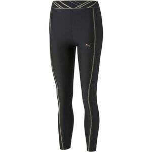 Puma DECO GLAM HIGH WAIST FULL TIGHT Női leggings, fekete, méret L