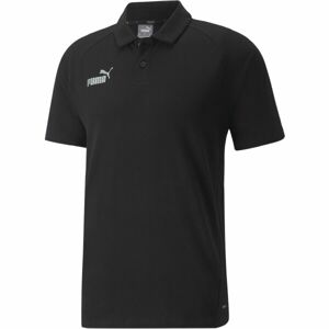 Puma TEAMFINAL CASUALS POLO Férfi póló, fekete, méret XL