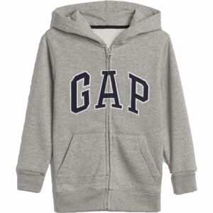 GAP V-NEW FZ GAP ARCH HOOD Fiú cipzáras felső, szürke, veľkosť M