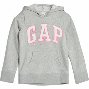 GAP LOGO HOOD Lány pulóver, szürke, veľkosť L