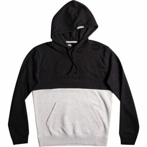 Quiksilver EMBOSS HOOD Férfi pulóver, fekete, méret