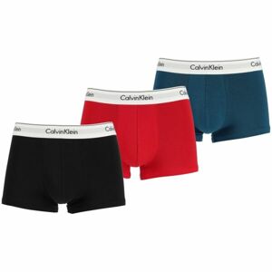 Calvin Klein MODERN CTN STRETCH-TRUNK 3PK Férfi bokszeralsó, fekete, veľkosť L