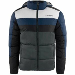 ALPINE PRO HOKER Férfi téli kabát, sötétszürke, veľkosť XXL