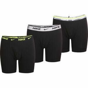 Nike EDAY COTTON STRETCH Férfi boxeralsó, fekete, méret M