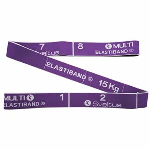 SVELTUS ELASTIBAND 15 KG Expander, lila, veľkosť os