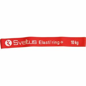 SVELTUS ELASTI´RING 10 KG Erősítő gumiszalag, piros, veľkosť os