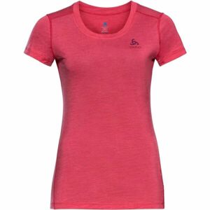Odlo MERINO 130 BI TOP CREW NECK S/S Női póló, rózsaszín, méret XS