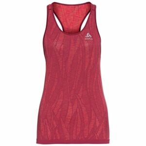 Odlo W BLACKCOMB LIGHT ECO BI TOP CREW NECK SINGLET Női funkcionális top, bordó, méret S