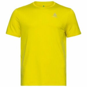 Odlo RUN EASY 365 T-SHIRT CREW NECK SS Férfi póló futáshoz, sárga, méret M