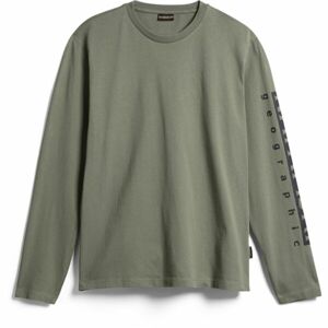 Napapijri SADAS LS 1 Férfi felső, khaki, méret XL