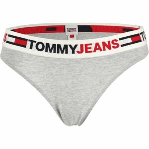 Tommy Hilfiger TOMMY JEANS ID-THONG Női tanga alsó, szürke, méret L