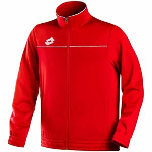 Lotto ELITE SWEAT FZ PL Fiú futball pulóver, piros, méret S