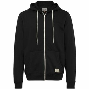 BLEND BHALTON ZIPTHROUGH SWEATSHIRT NOOS Férfi pulóver, fekete, veľkosť XL