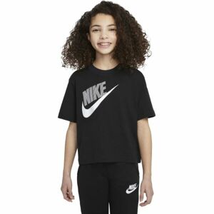 Nike NSW TEE ESSNTL BOXY TEE DNC Lány póló, fekete, veľkosť XL