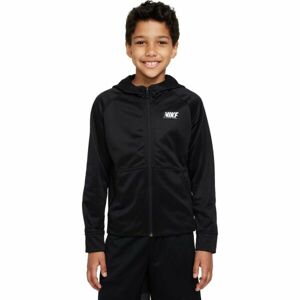 Nike TF HOODIE FZ GFX 1 Fiú pulóver, fekete, veľkosť L