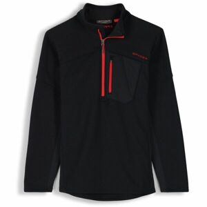 Spyder BANDIT HALF ZIP MENS Férfi pulóver, fekete, méret XXL