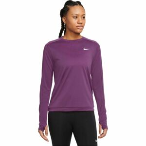 Nike NK DF PACER CREW Női felső futáshoz, lila, veľkosť M