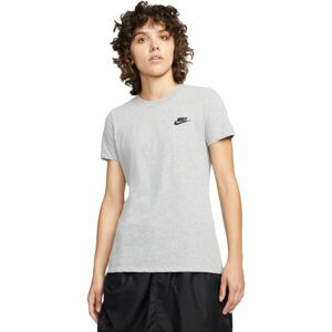 Nike NSW CLUB TEE W Női póló, szürke, veľkosť S