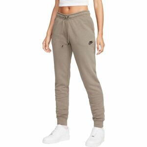 Nike NSW ESSNTL PANT REG FLC MR Női melegítőnadrág, barna, méret L