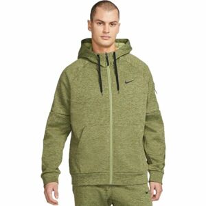 Nike NK TF HD FZ Férfi pulóver, zöld, veľkosť XXL