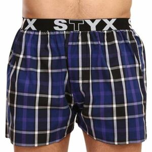 Styx MEN'S BOXERS SHORTS SPORTS RUBBER Férfi alsónemű, sötétkék, méret M