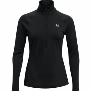 Under Armour AUTHENTICS CG 1/2 ZIP Női felső, fekete, veľkosť S