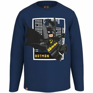 LEGO® kidswear T-SHIRT L/S Fiú felső, sötétkék, méret 140