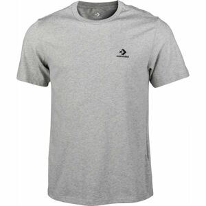 Converse CLASSIC LEFT CHEST SS TEE Férfi póló, szürke, veľkosť L