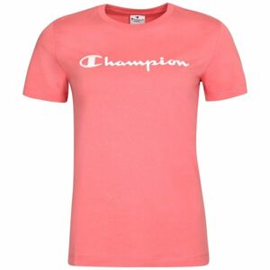 Champion CREWNECK T-SHIRT Női póló, rózsaszín, méret L