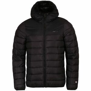 Champion RIPSTOP WOVEN HOODED JACKET Férfi télikabát, fekete, méret 2XL