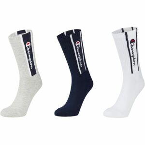 Champion 3PK CREW SOCKS Zokni, sötétkék, méret