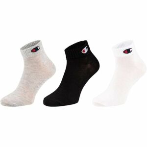 Champion 3PK QUARTER SOCKS  Uniszex zokni, fehér, méret