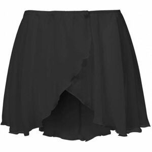 PAPILLON SHORT SKIRT Női balettszoknya, fekete, veľkosť L