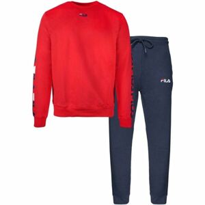 Fila BRUSHED COTTON FLEECE CREW Férfi pizsama, sötétkék, méret S