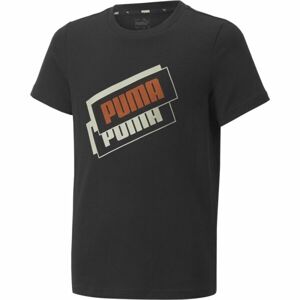 Puma ALPHA HOLIDAY TEE B Férfi póló, fekete, méret