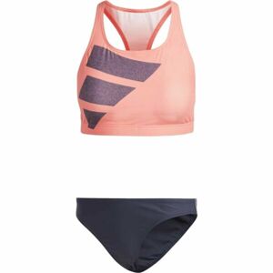 adidas BIG BARS BIKINI Női kétrészes fürdőruha, lazac, méret 36