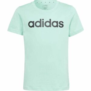 adidas ESS LIN T Lány póló, világoszöld, méret 140