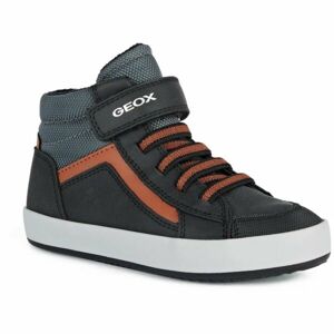 Geox J GISLI B. Fiú bokaszárú tornacipő, fekete, méret