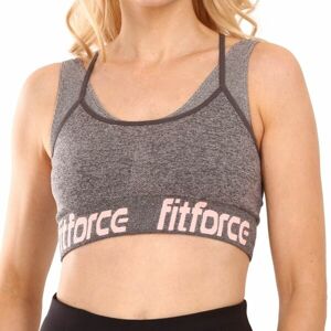 Fitforce BRANHILD Női sportmelltartó, szürke, méret S