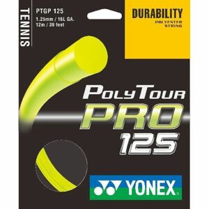 Yonex POLY TOUR PRO 125 Teniszhúr, sárga, méret