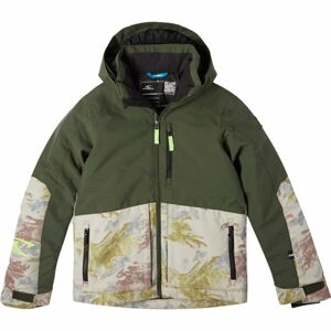 O'Neill TEXTURE JACKET Fiú snowboard/síkabát, khaki, méret 164