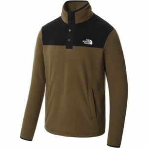 The North Face M HOMESAFE SNAP NECK FLEECE PULLOVER Férfi fleece pulóver, khaki, méret L